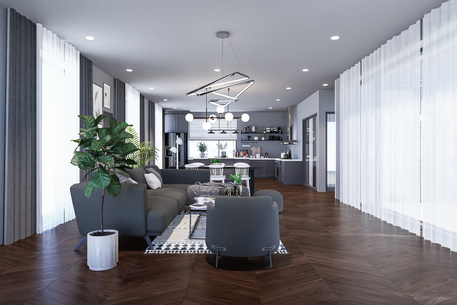 Eksempel - stue Galleribilde