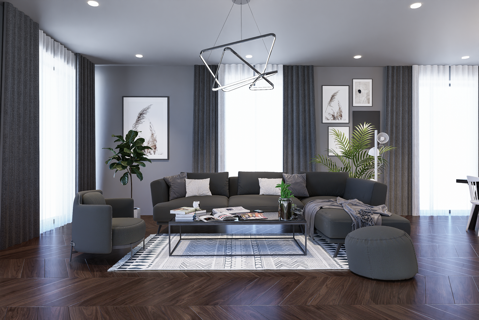 Eksempel - stue Galleribilde