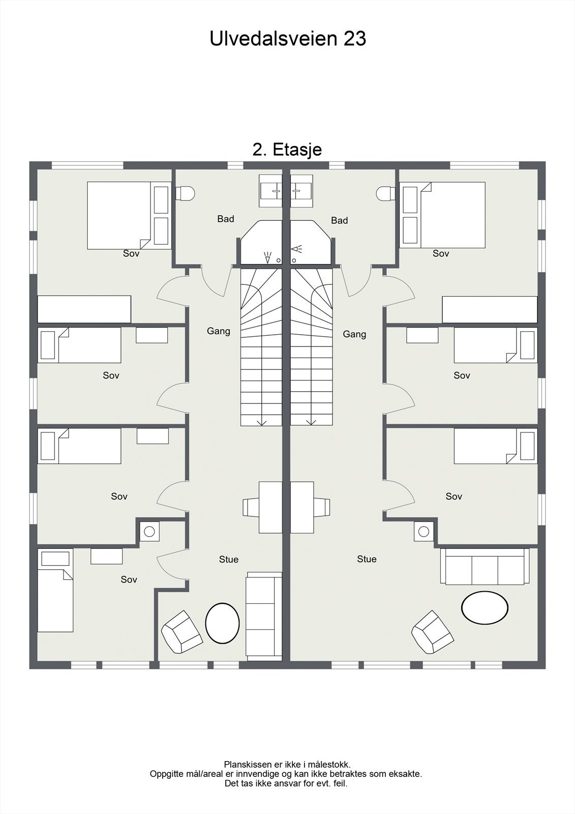 Plantegning 2. Etasje Galleribilde