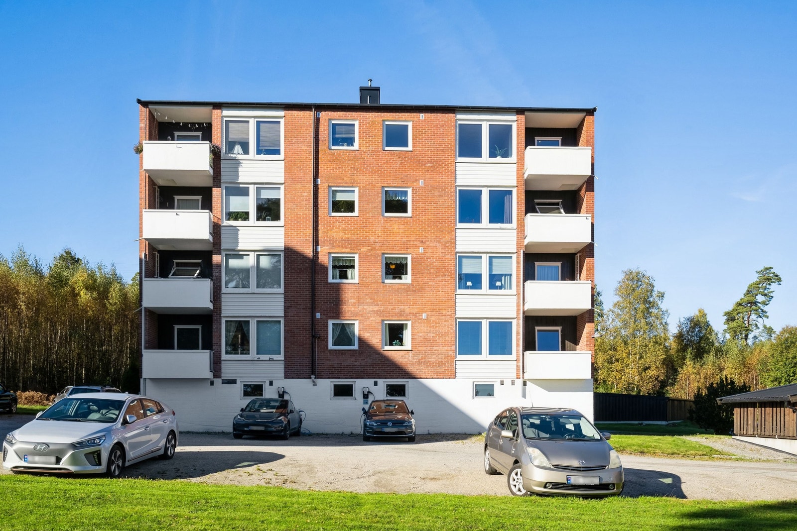 Leiligheten befinner seg øverst til høyre på bildet Galleribilde