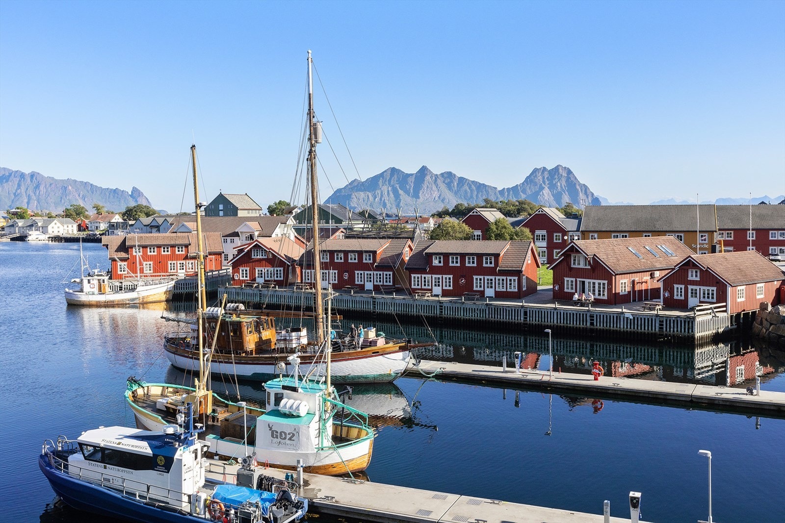 Fra balkongen har man panorama utsikt til VM i Skreifiske Galleribilde