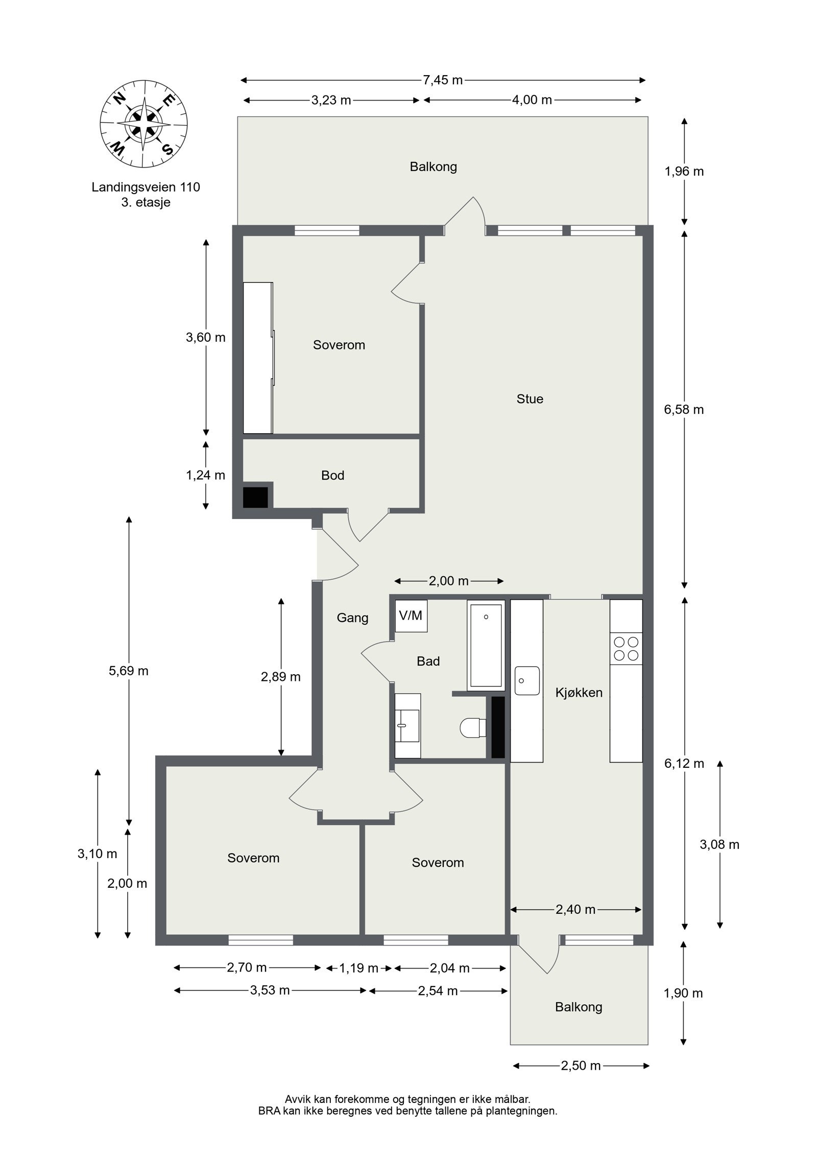 Plantegning. Galleribilde