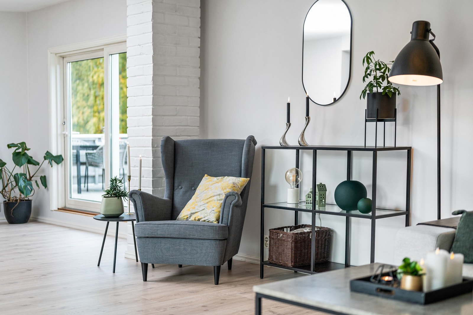 Også her i 2. etasje kan det monteres vedovn. Galleribilde