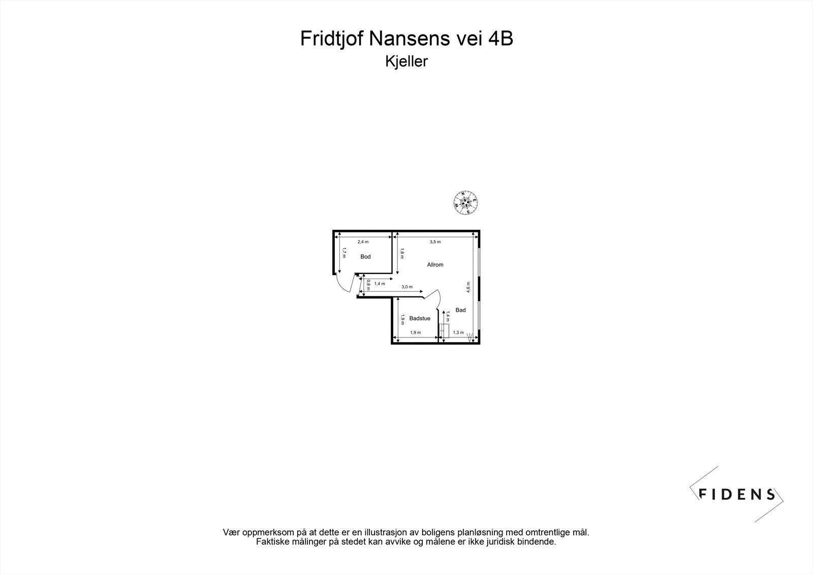 I kjelleretasjen er det også rikelig med lagringsmuligheter. Galleribilde