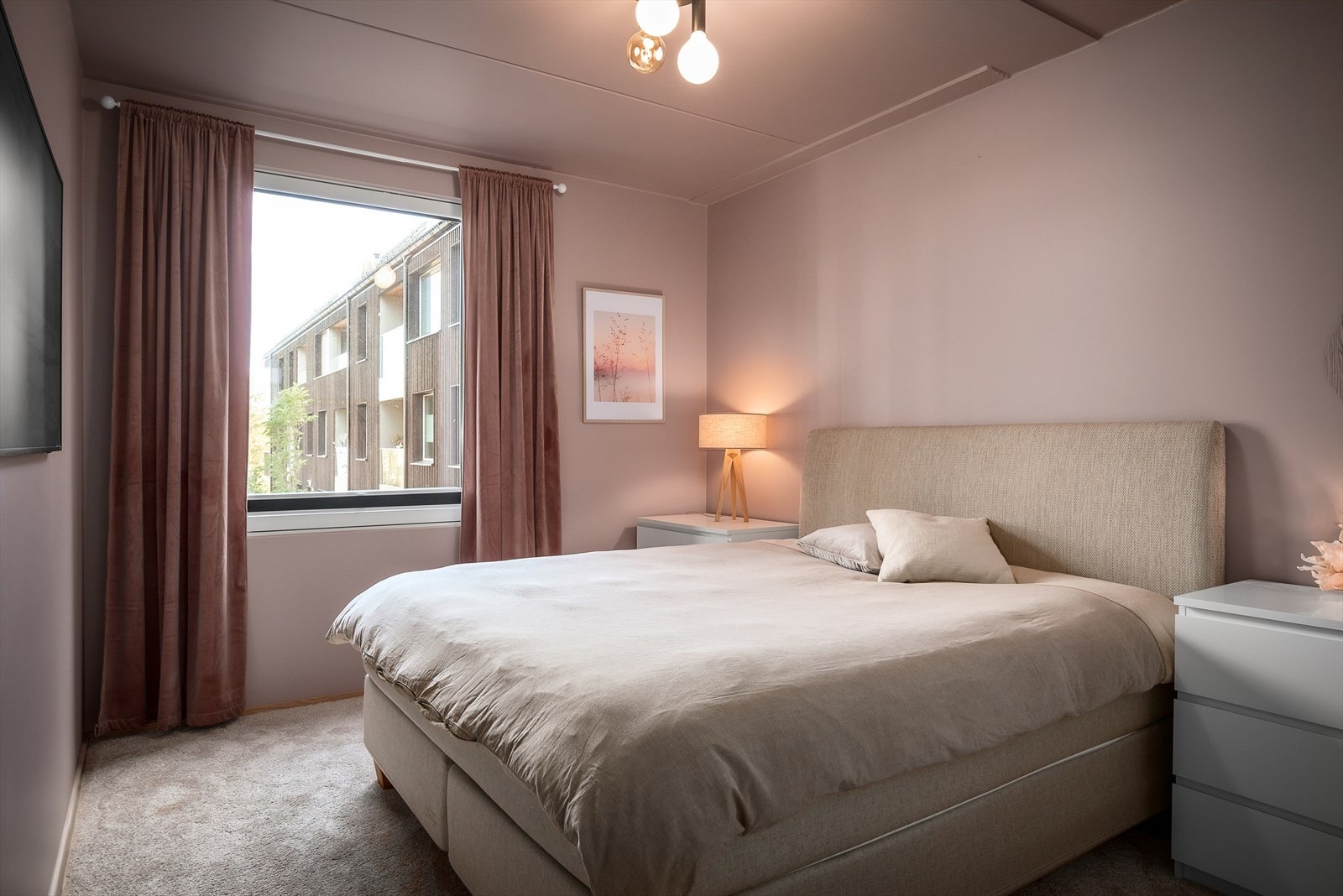 Leiligheten har to soverom med god størrelse. Galleribilde