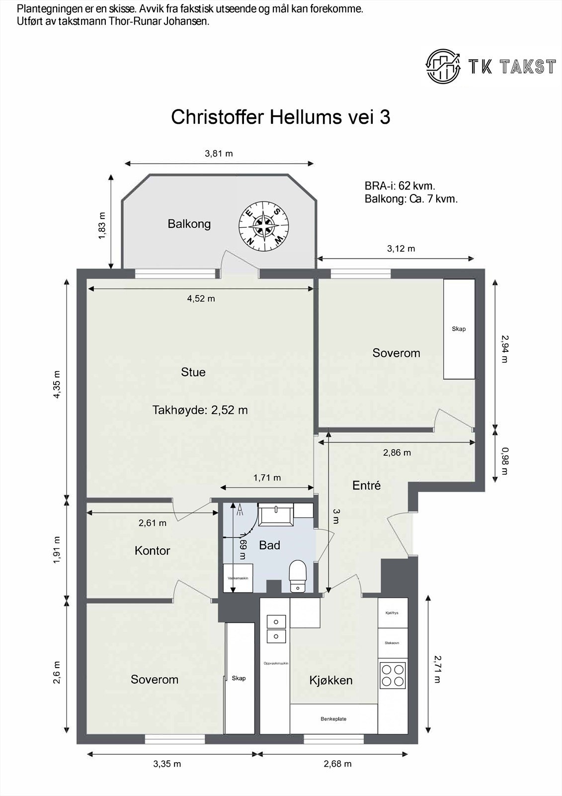 Plantegning Galleribilde