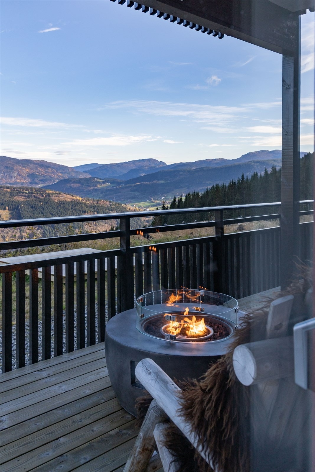 Nydelig utsikt fra stuen Galleribilde