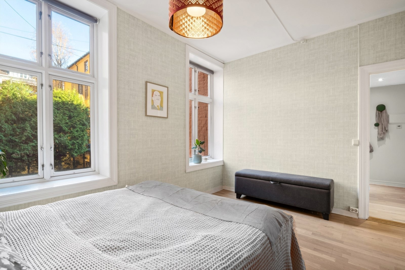 Soverommet kan enkelt deles i to dersom man har behov for enda et soverom Galleribilde