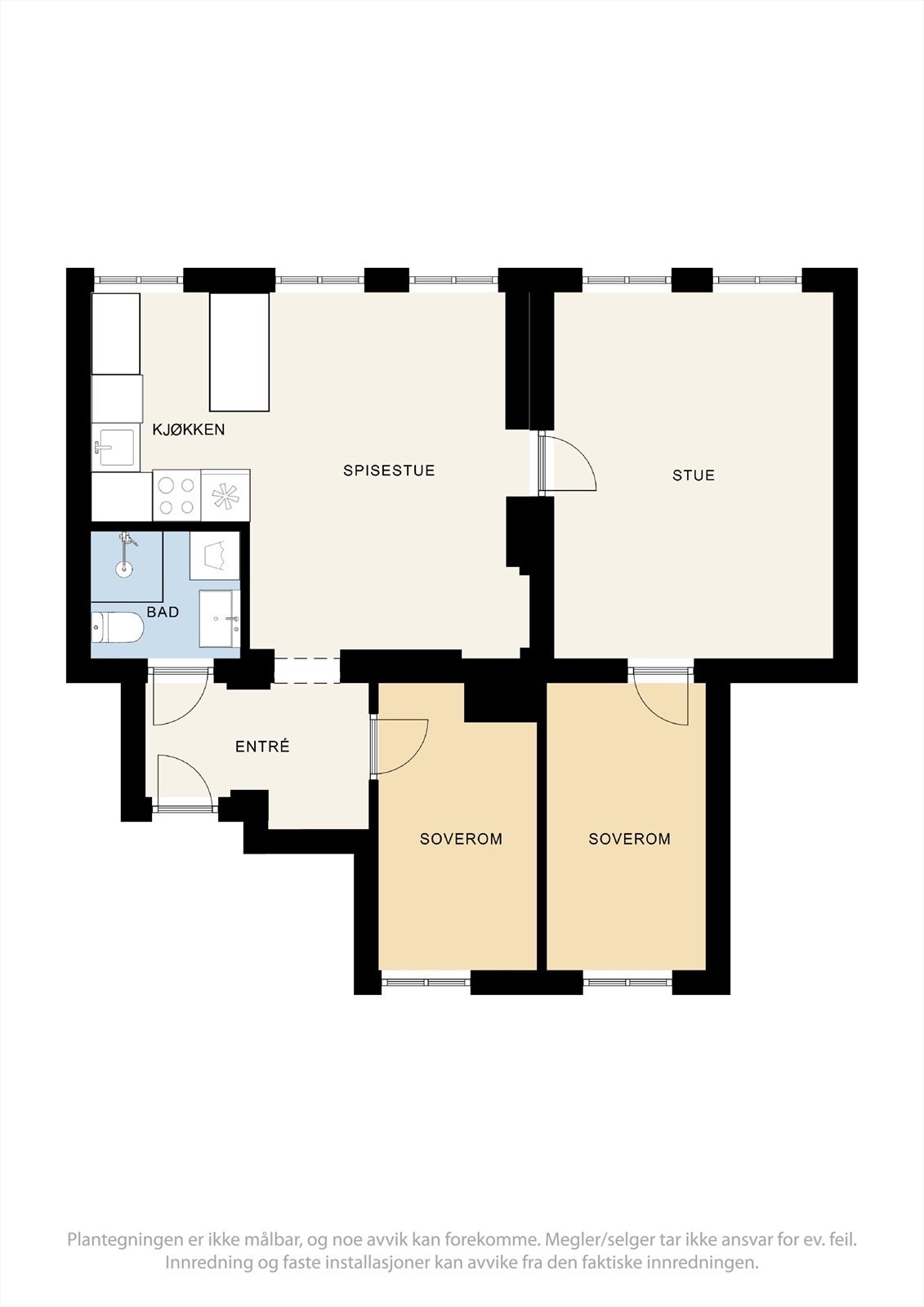 Alternativ plantegning Galleribilde