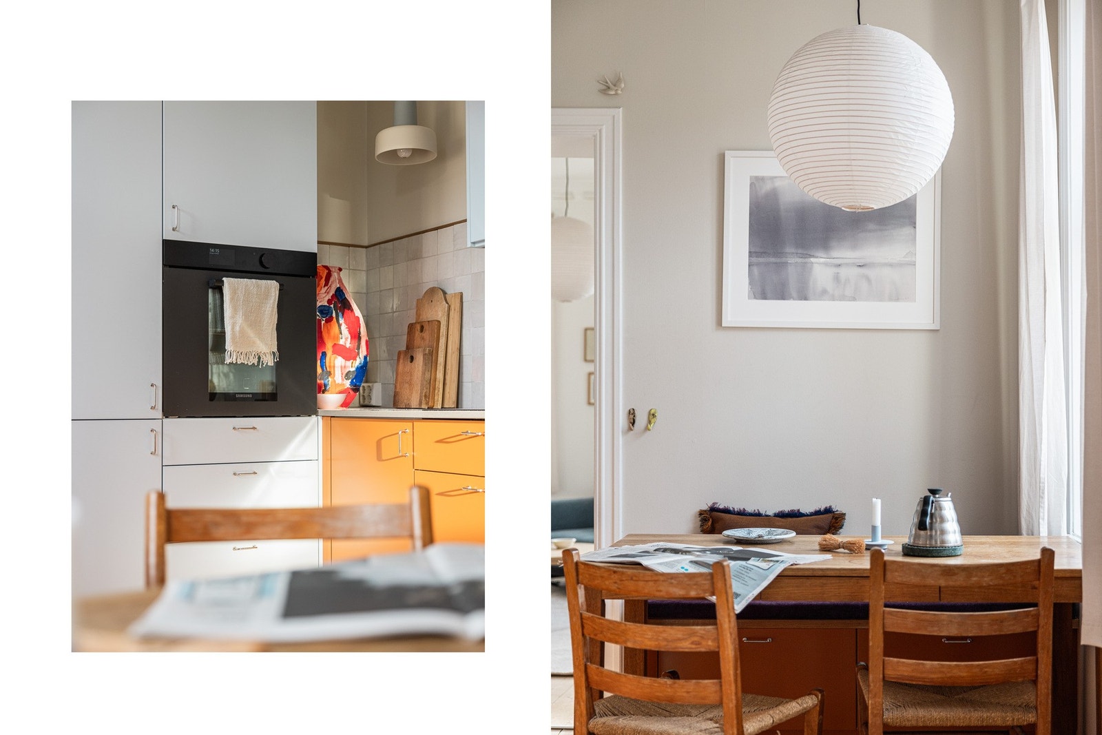 På kjøkkenet er det god plass til en spisegruppe. Galleribilde