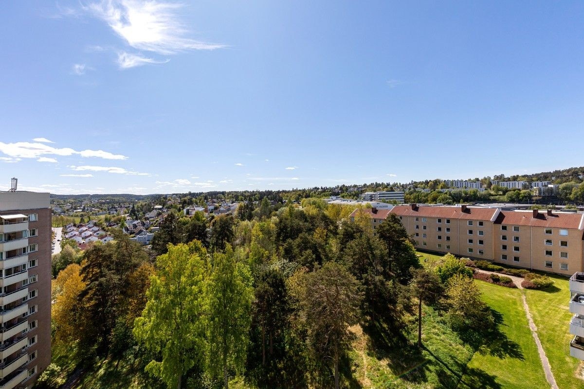 Fin utsikt fra balkongen Galleribilde