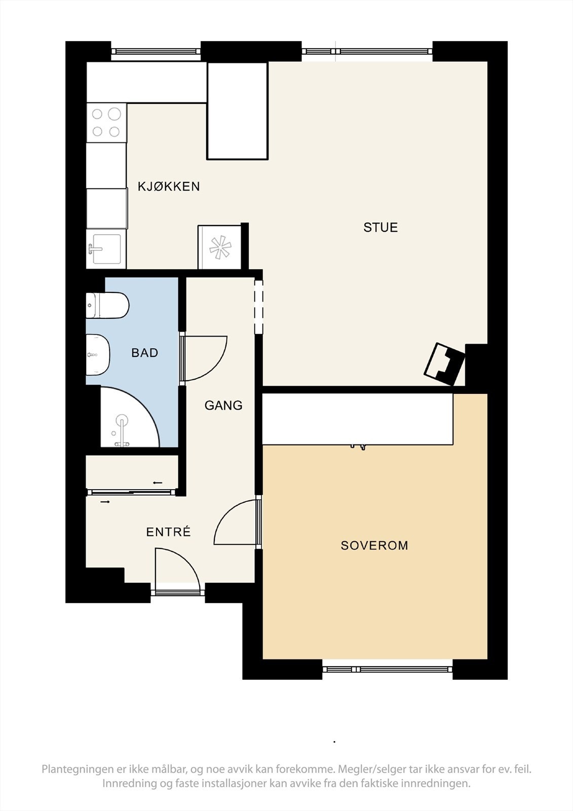 Plantegning Galleribilde