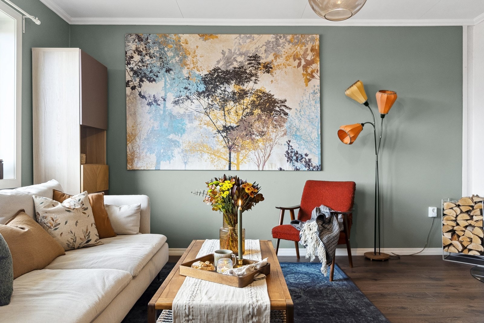 Lun og tiltalende leilighet med en herlig atmosfære. Galleribilde