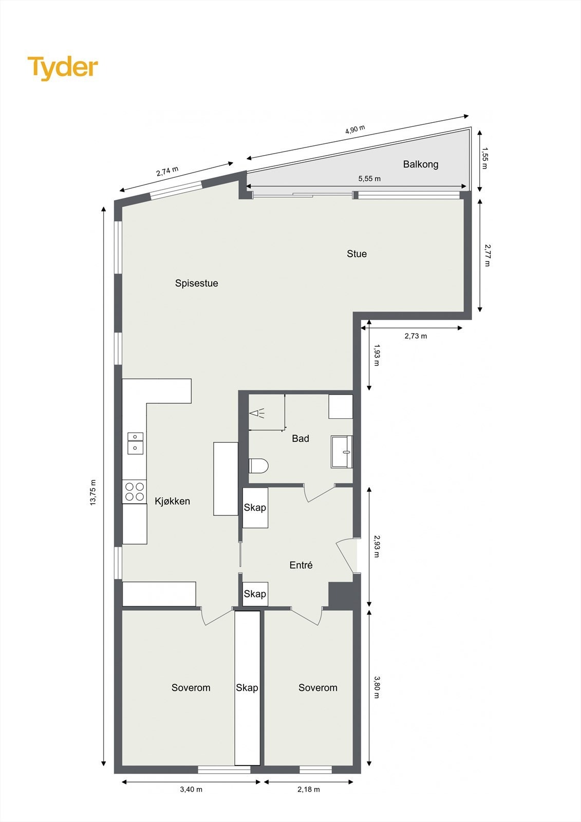 Plantegning Galleribilde