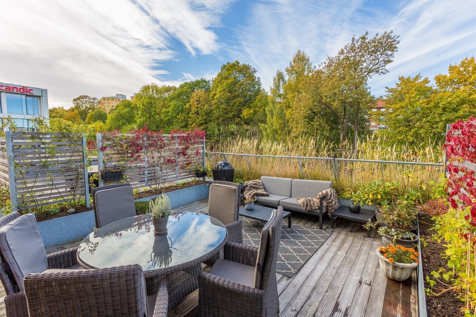 En privat takterrasse på 25 kvm er sjelden luksus! Galleribilde