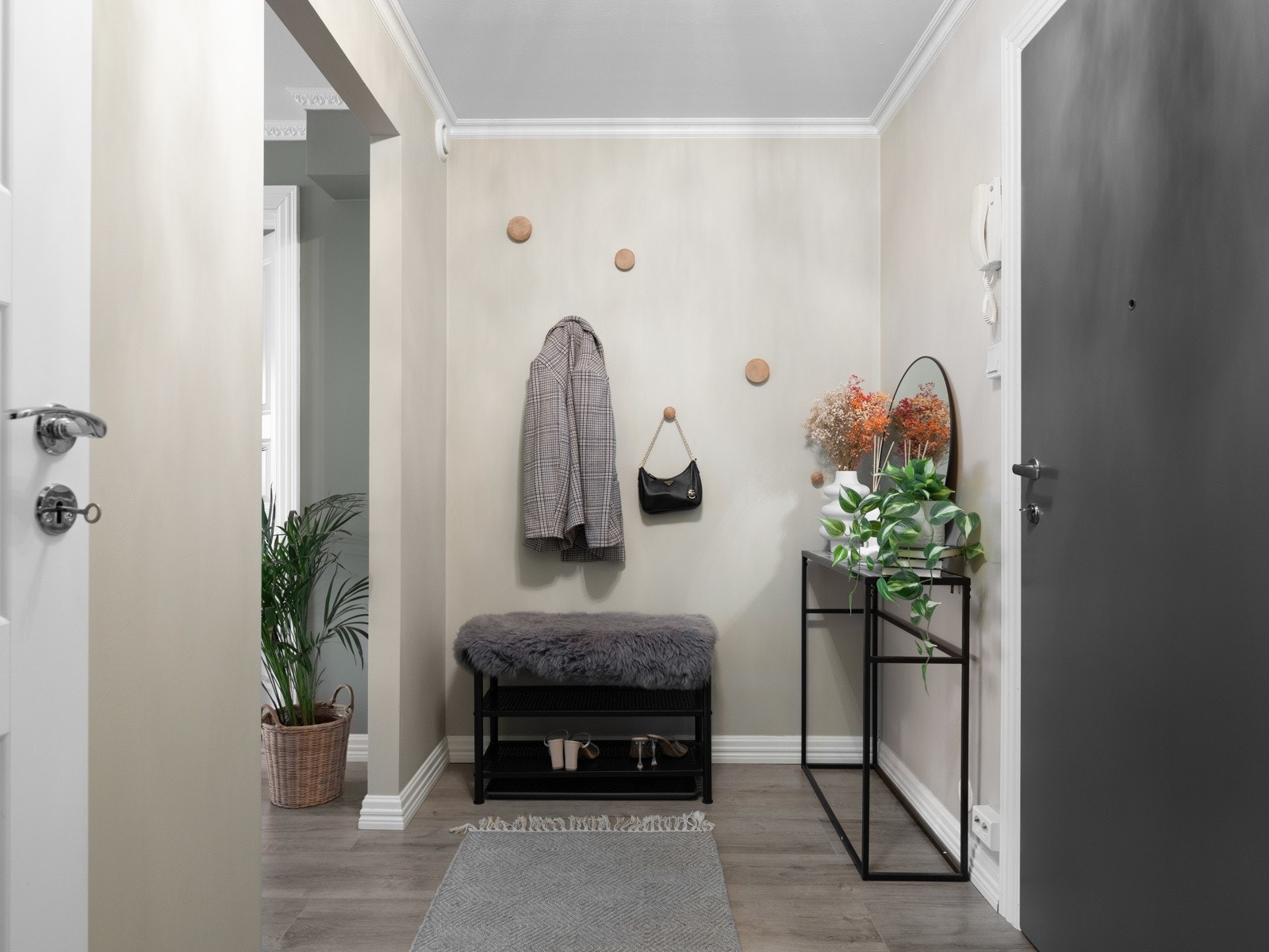 Lys og innbydende entré Galleribilde