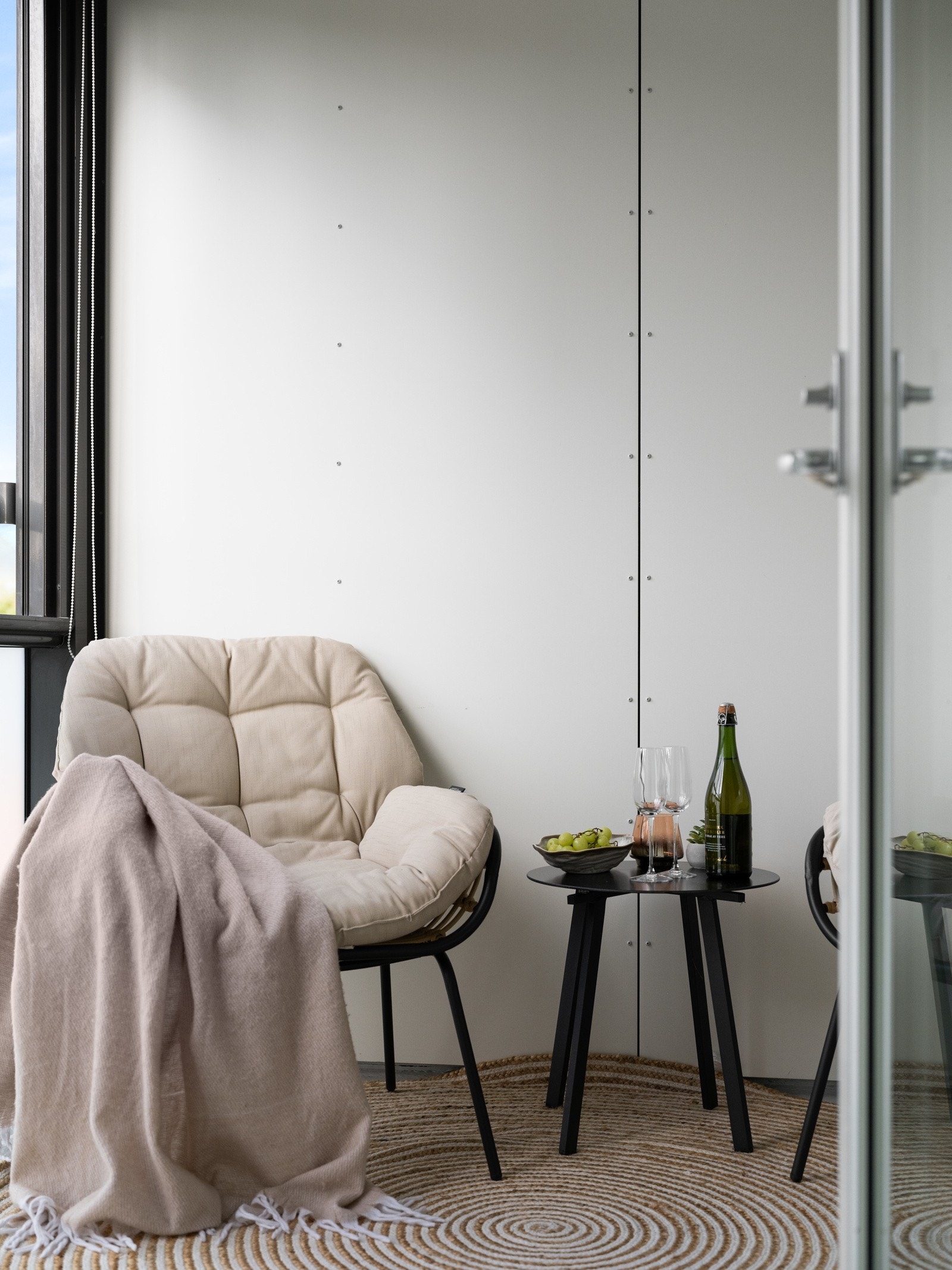 Innglasset balkong Galleribilde