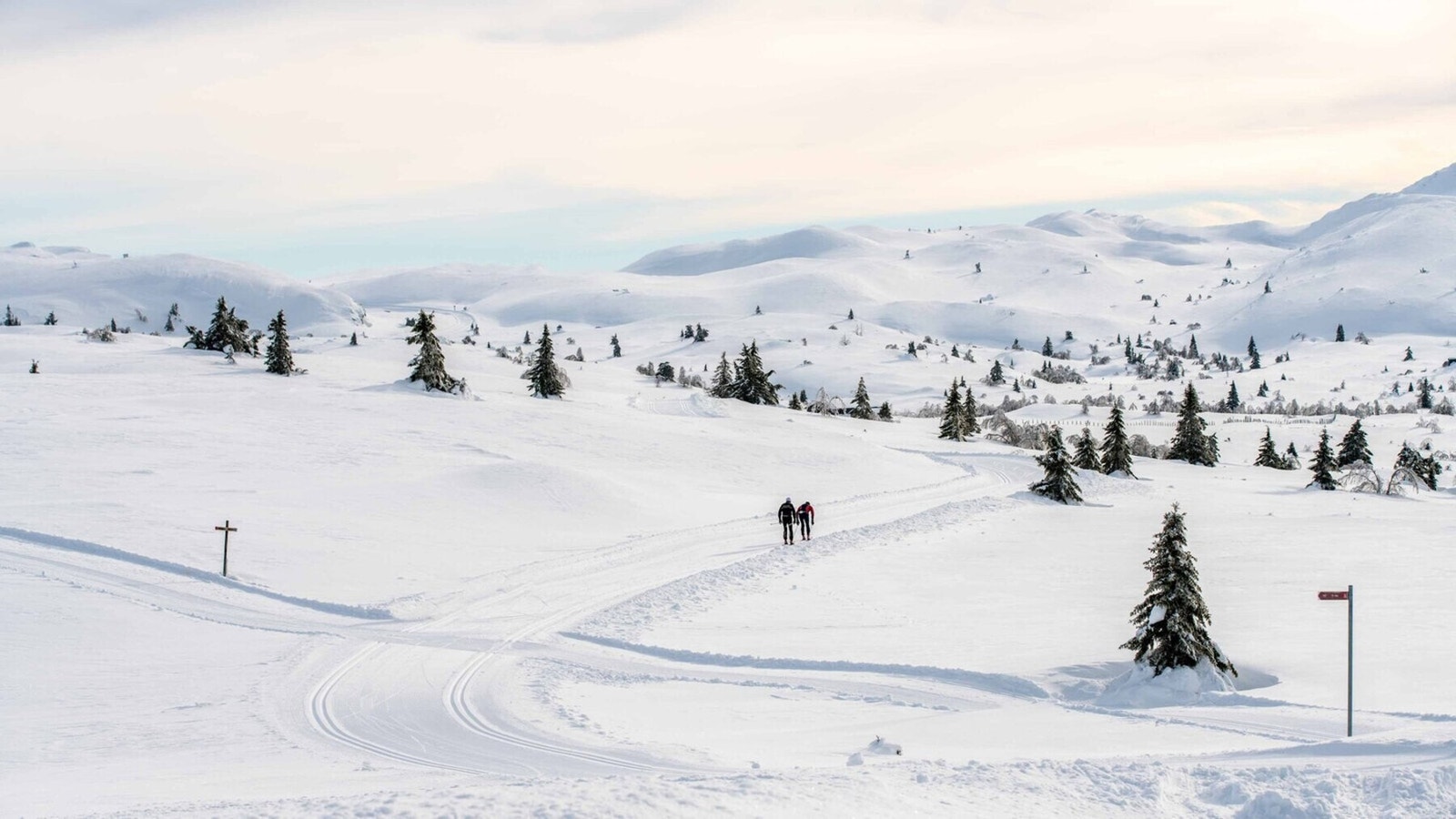 Skeikampen er kjent gjennom mage ti-år når det gjelder snøsikkert område for langrenn eller slalom. Her har du mange mil å nyte. Galleribilde