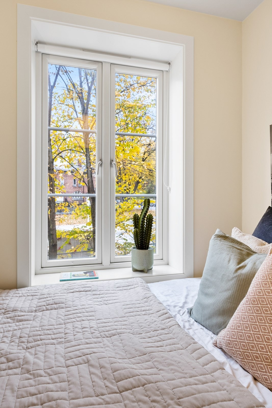 - Vinduer med dype karmer gir rom for dekorasjon - Galleribilde