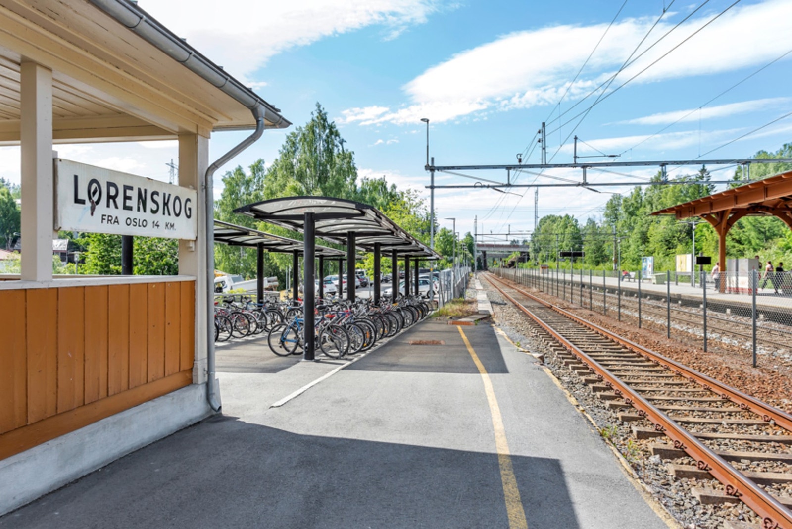 Det er i tillegg togstasjon på LØrenskog som rakst tar deg til Oslo Sentrum eller Lillestrøm Galleribilde