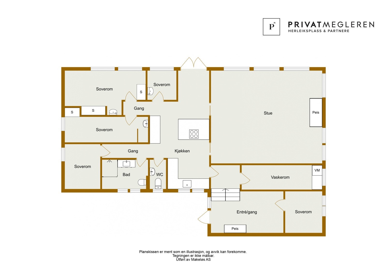 Plantegning (avvik kan forekomme) Galleribilde