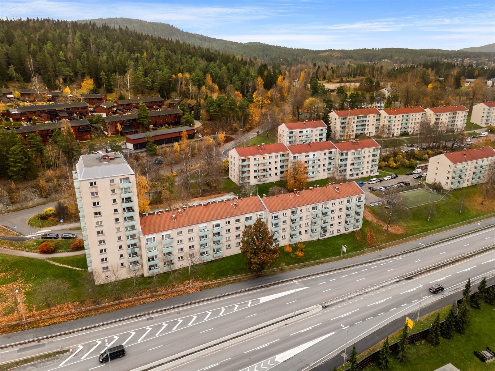 Dronefoto Galleribilde