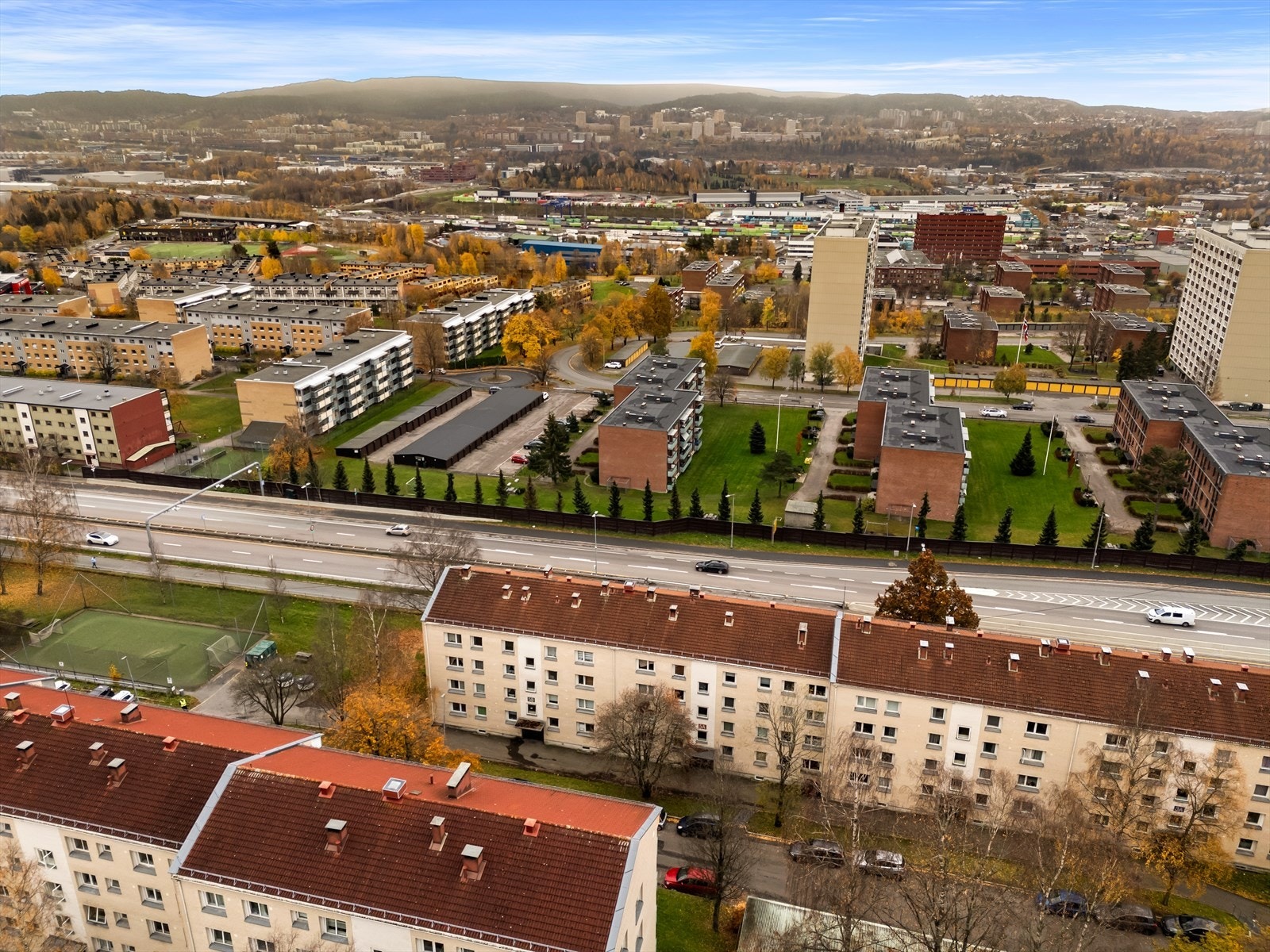 Dronefoto Galleribilde