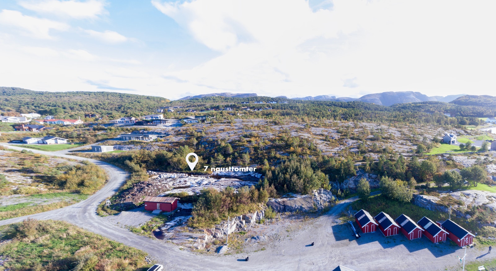 Tilgjengelige nausttomter i Hesthagan marina Galleribilde