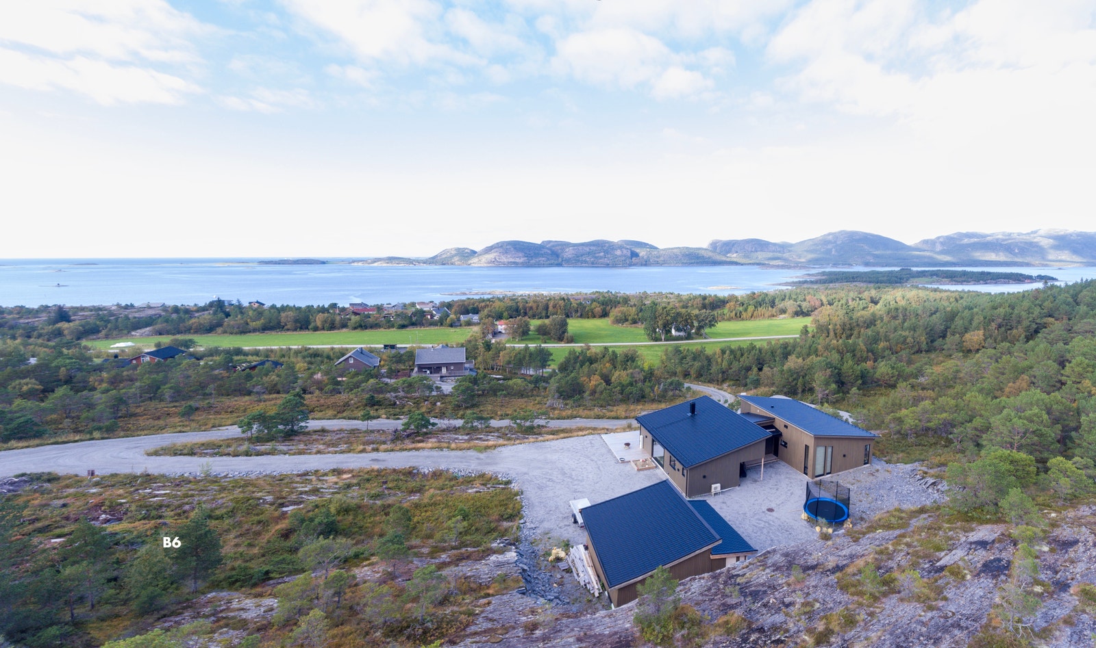 Solforholdene er svært gode, med sol fra morgen til kveld Galleribilde