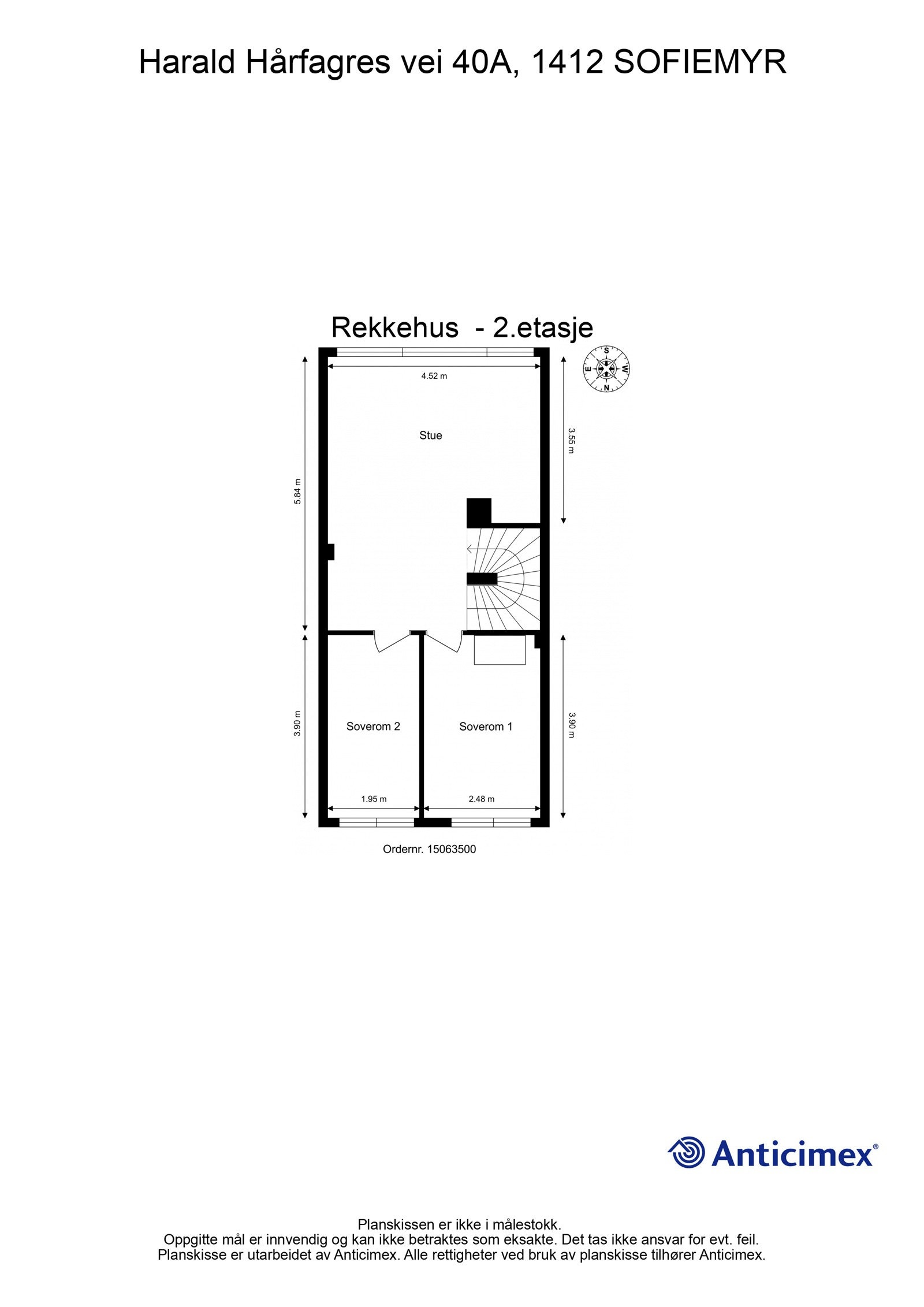 Plantegning 2. etasje Galleribilde