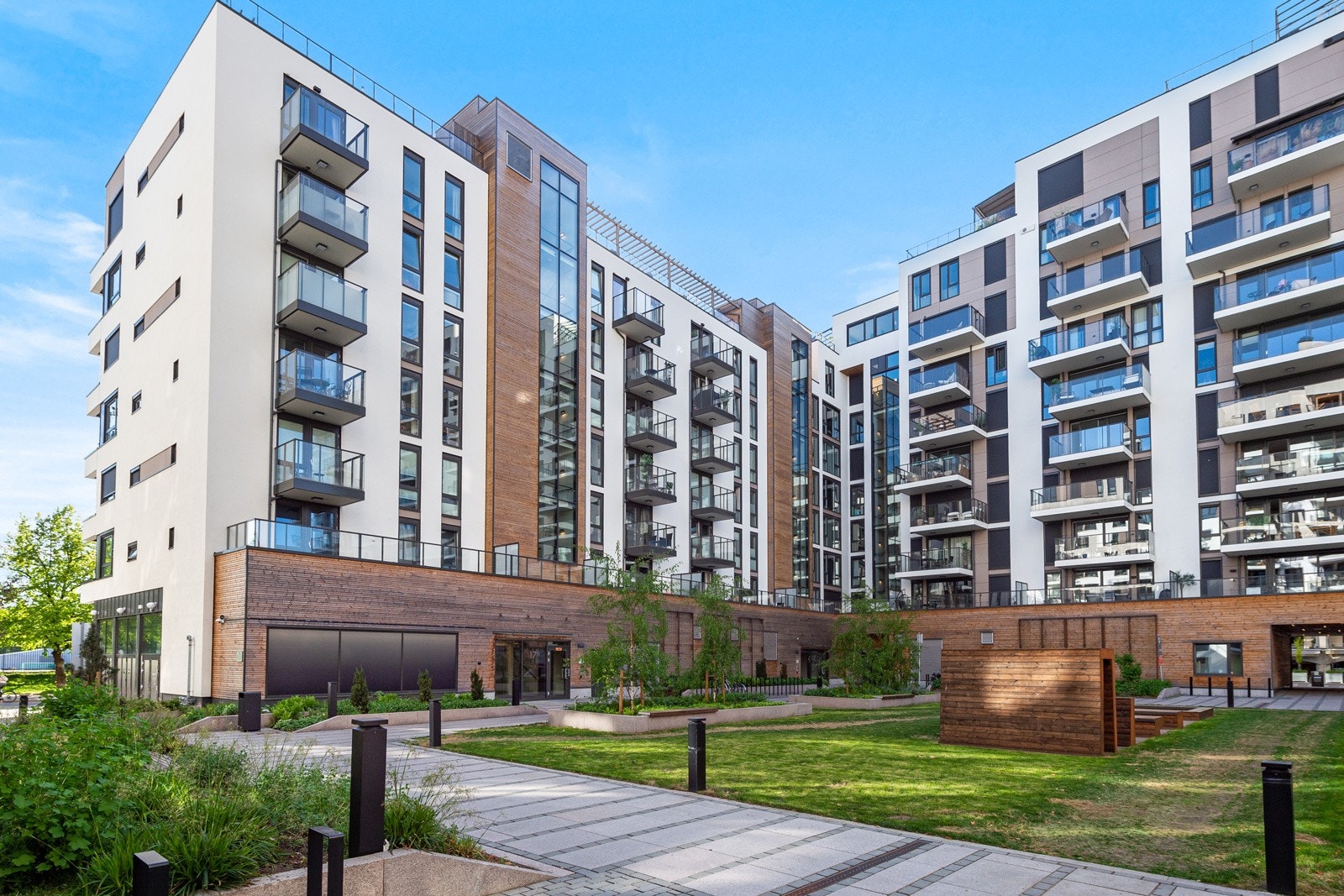 Kvartalet har felles takterrasser, både i bygg A, B og C. Galleribilde