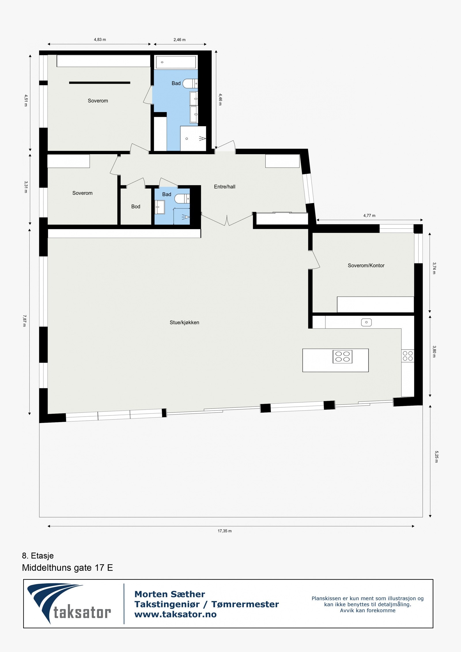 Plantegning Galleribilde