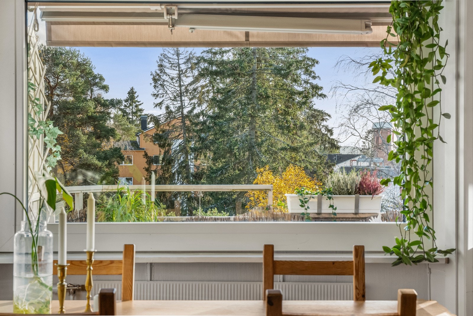 Store vinduer sørger for gode innvendige lysforhold. Galleribilde