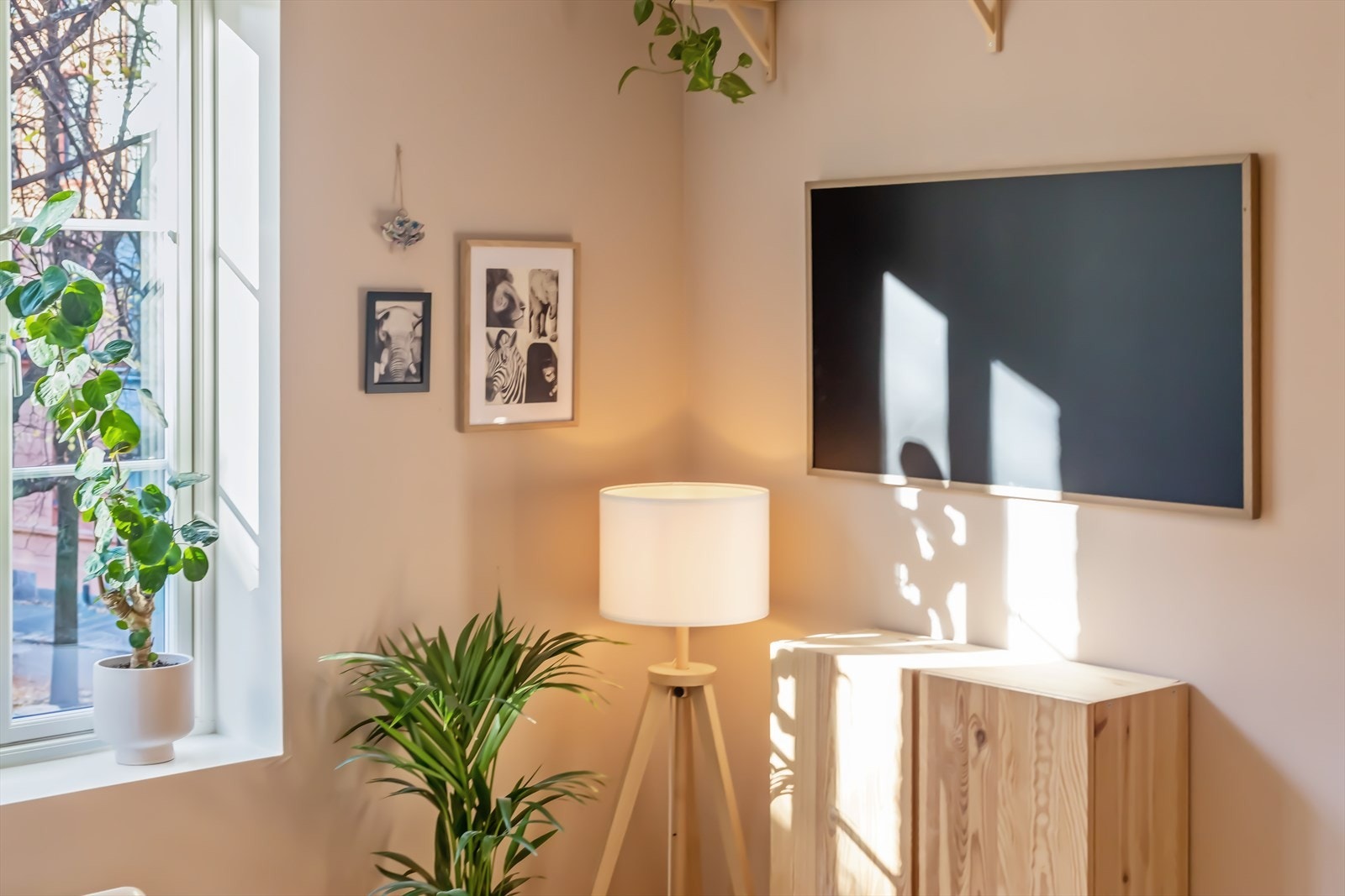 Varmtvann og internett er inkludert i felleskostnadene. Galleribilde