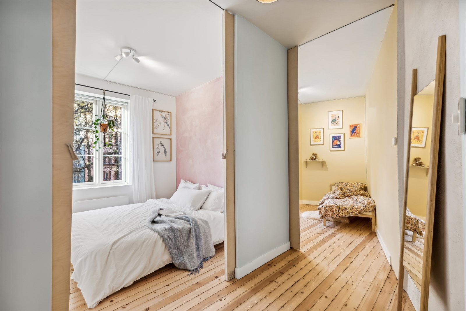 Leiligheten har to soverom. Galleribilde