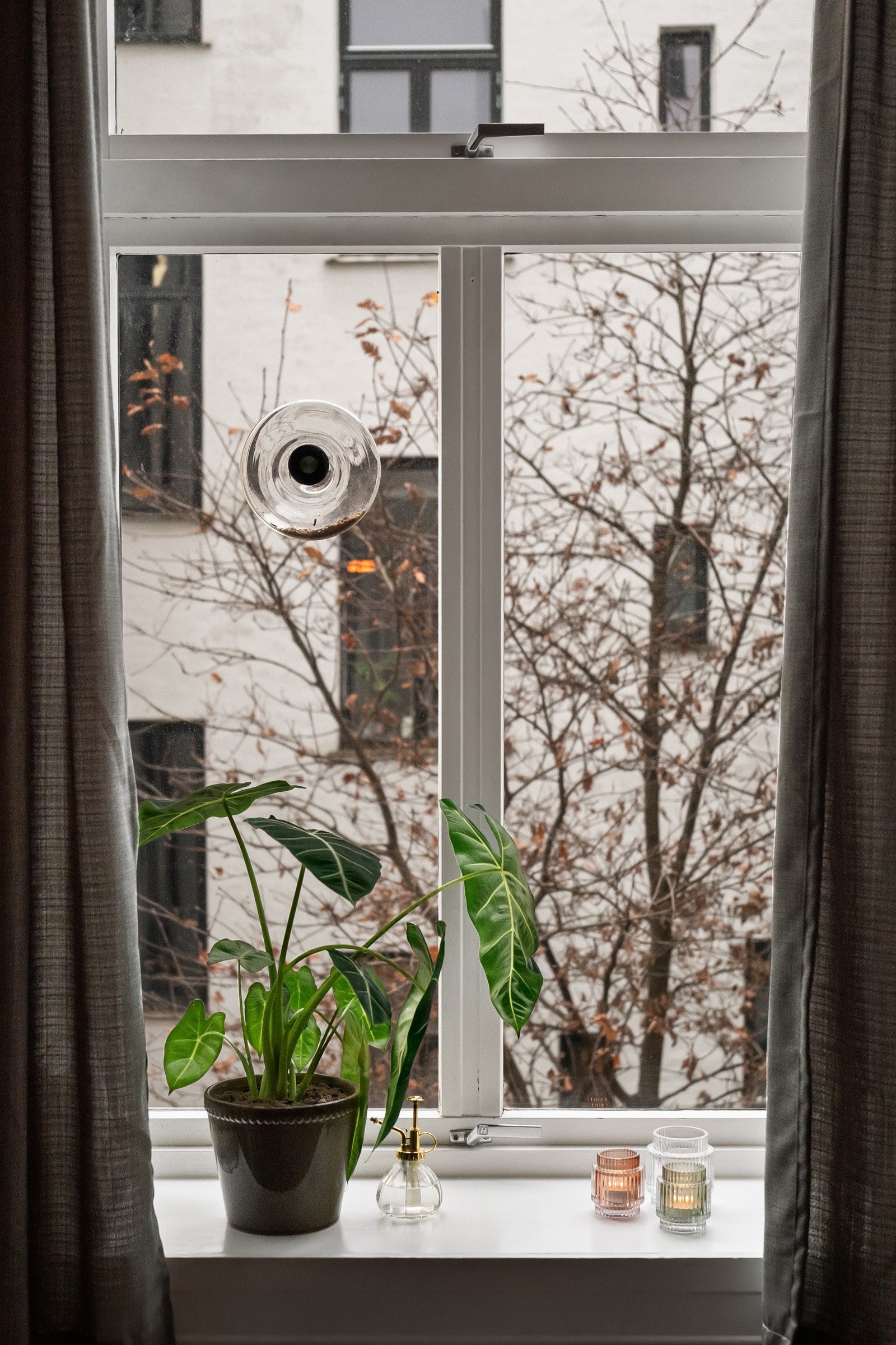 Flott utsyn mot bakgård. Galleribilde