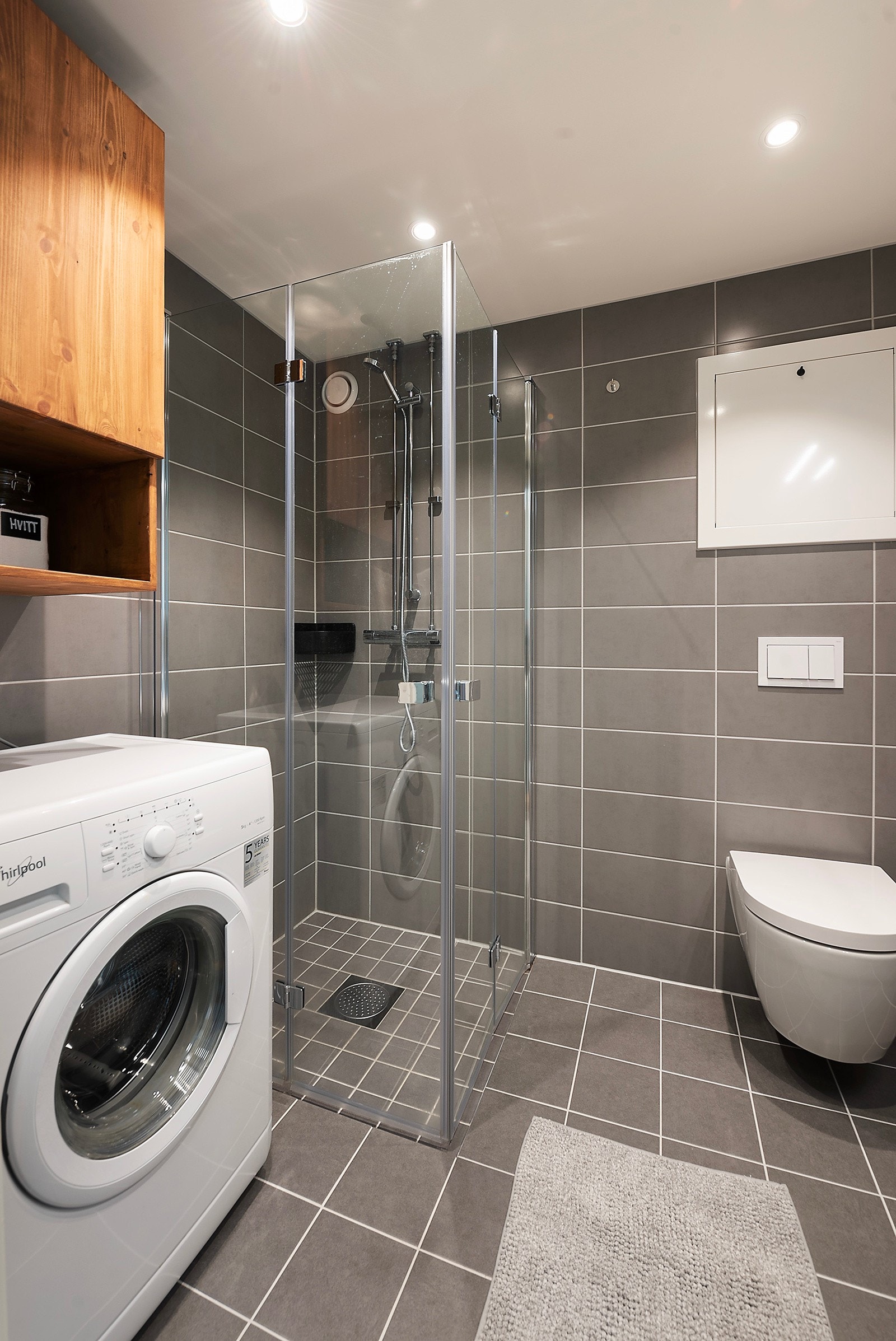 Badet ble totalrenovert i 2024 i regi av borettslaget Galleribilde