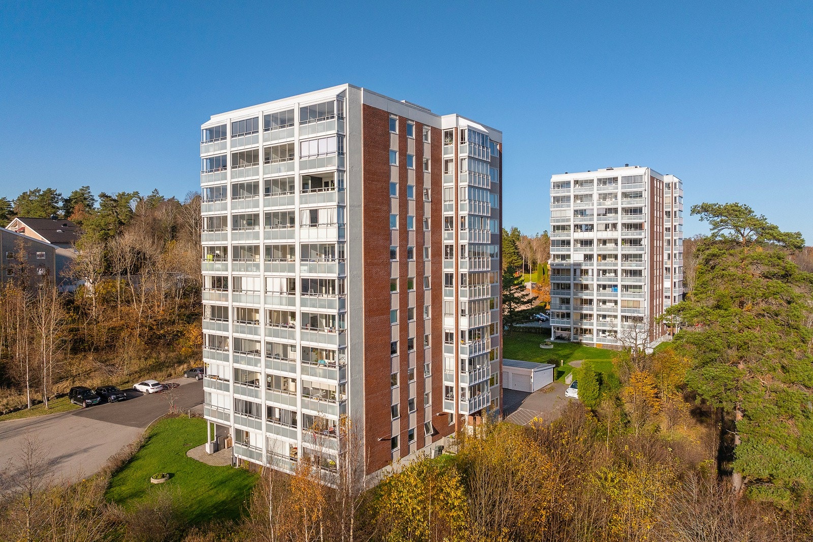 Borettslaget består av 104 andeler Galleribilde