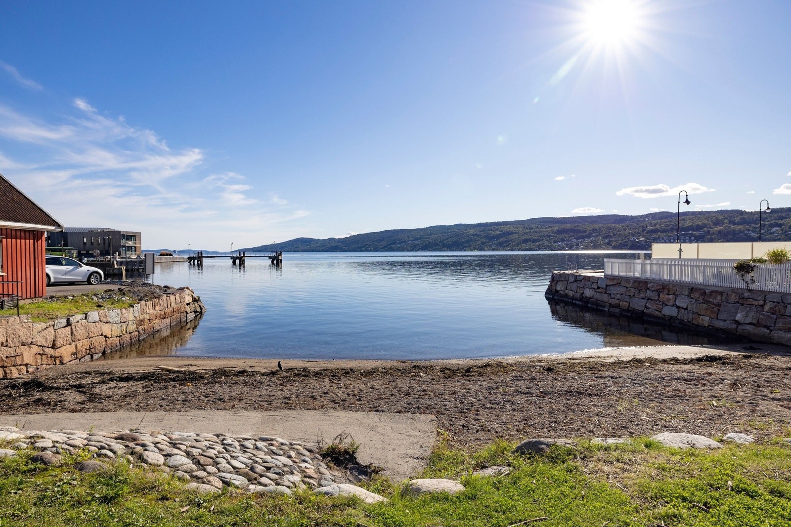Liten strand i umiddelbar nærhet Galleribilde