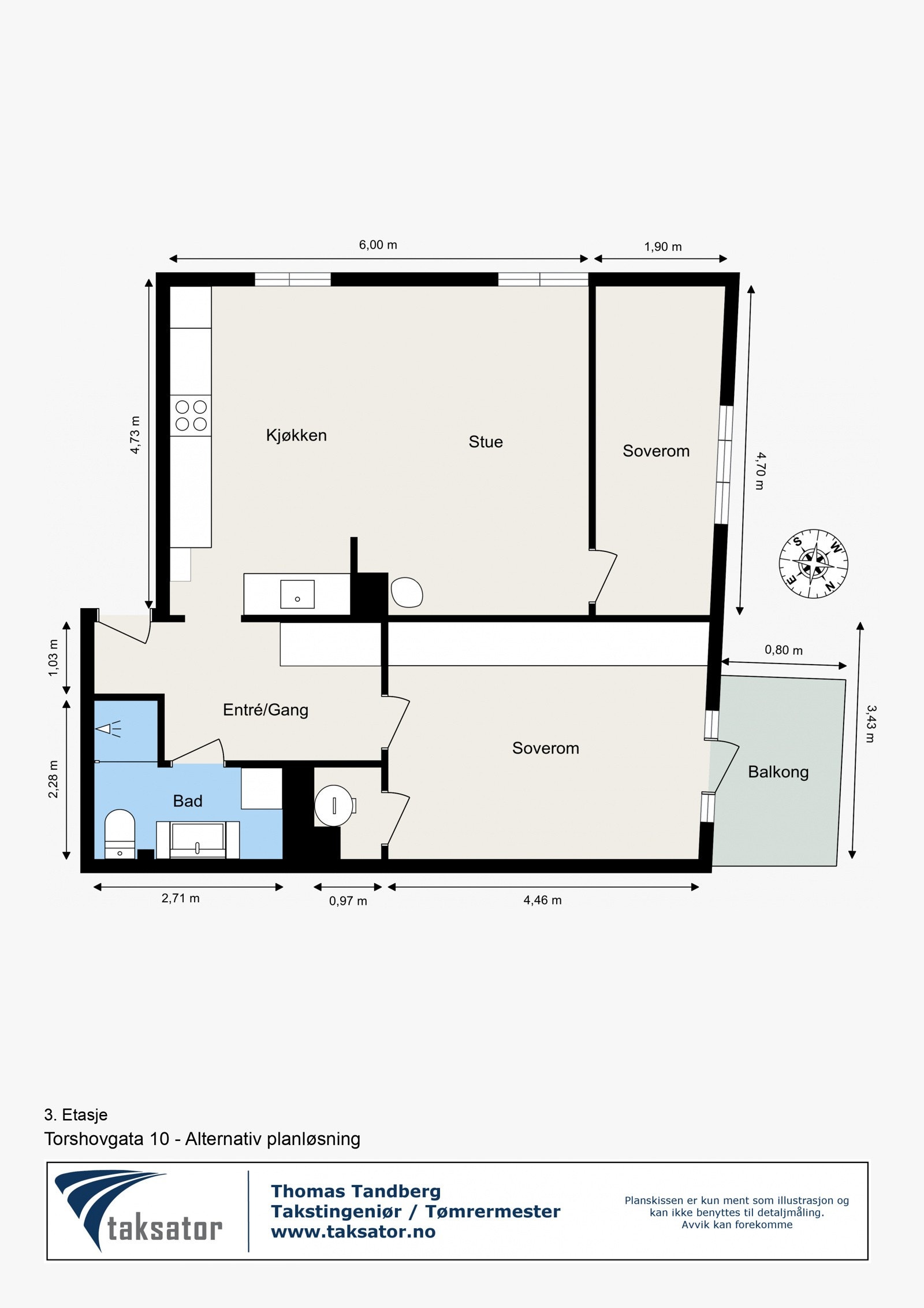 Alternativ planløsning 2 Galleribilde