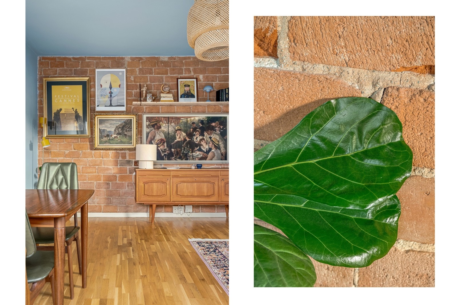 Vi tar turen inn i leiligheten igjen. Galleribilde