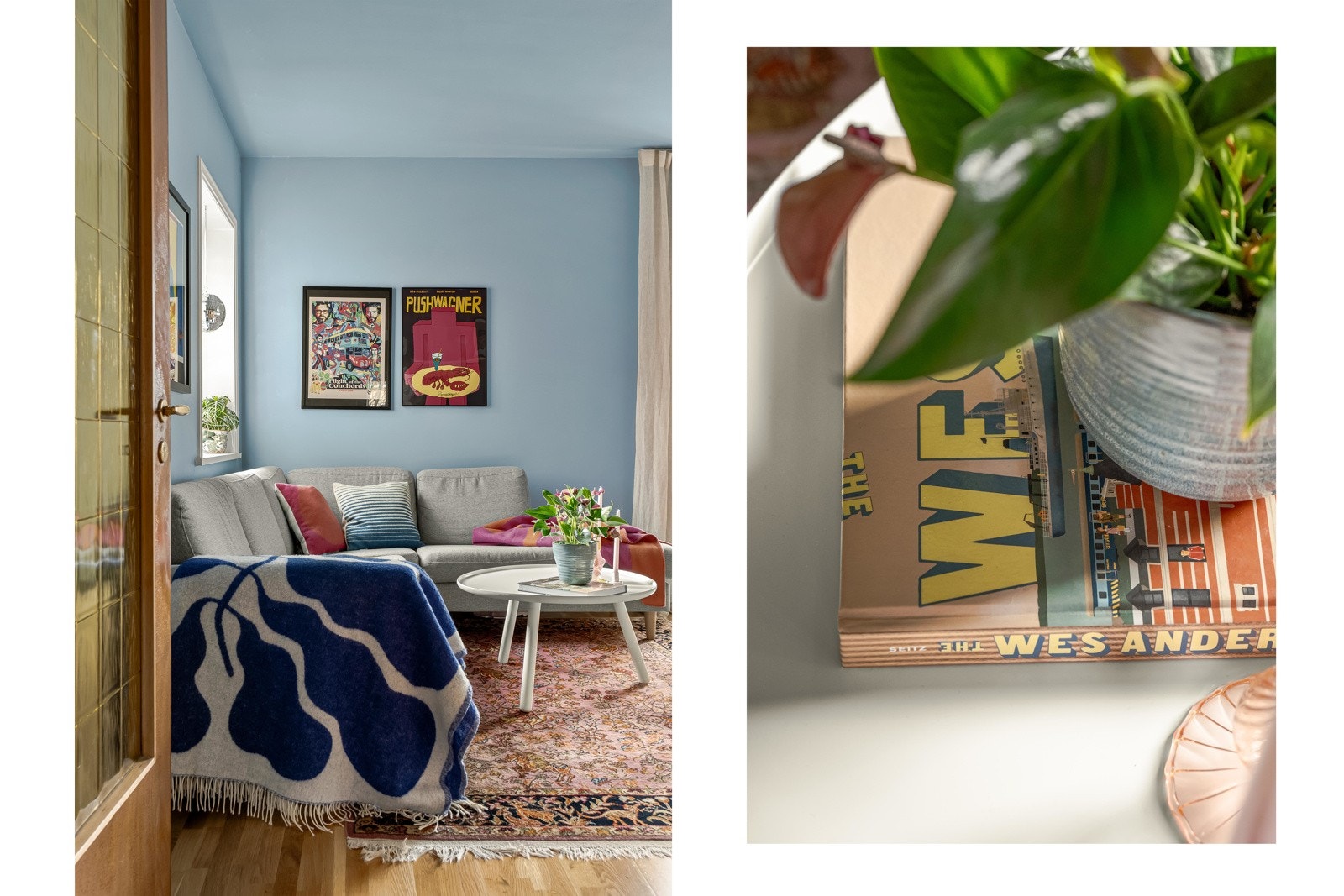 Stuen er boligens naturlige oppholdsrom, så vi fortsetter her inne. Galleribilde