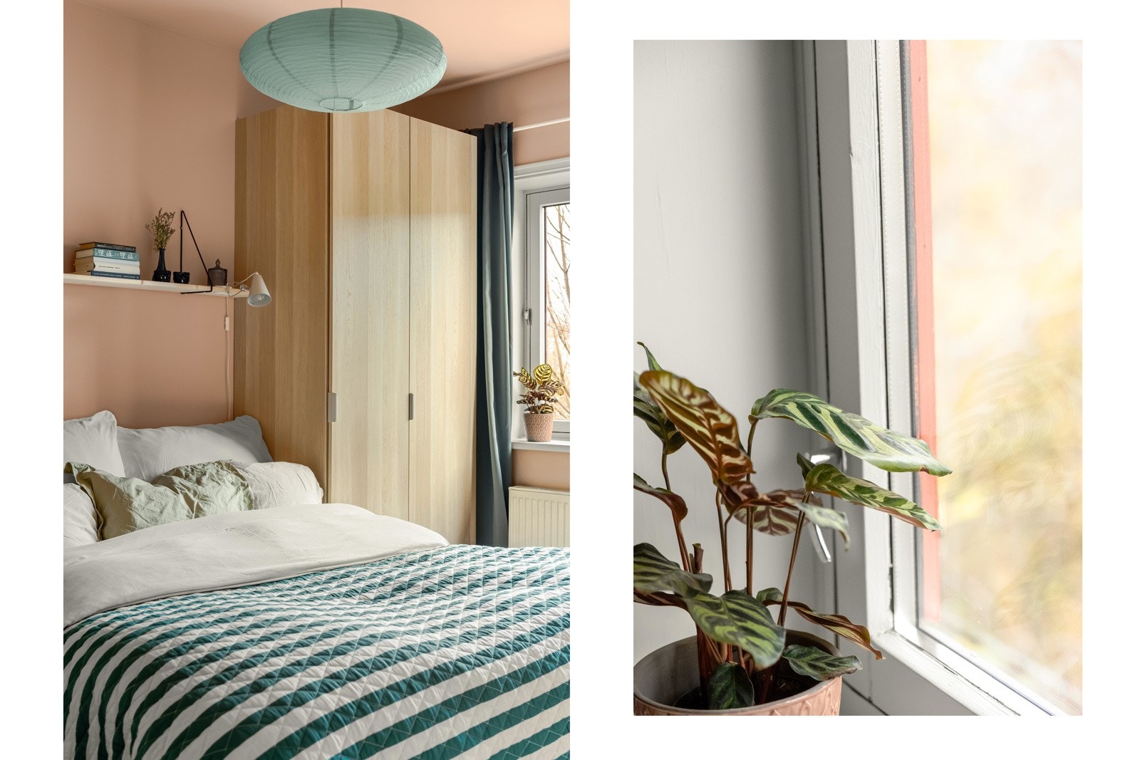 Det er rikelig med oppbevaringsplass i medfølgende garderobeskap. Galleribilde