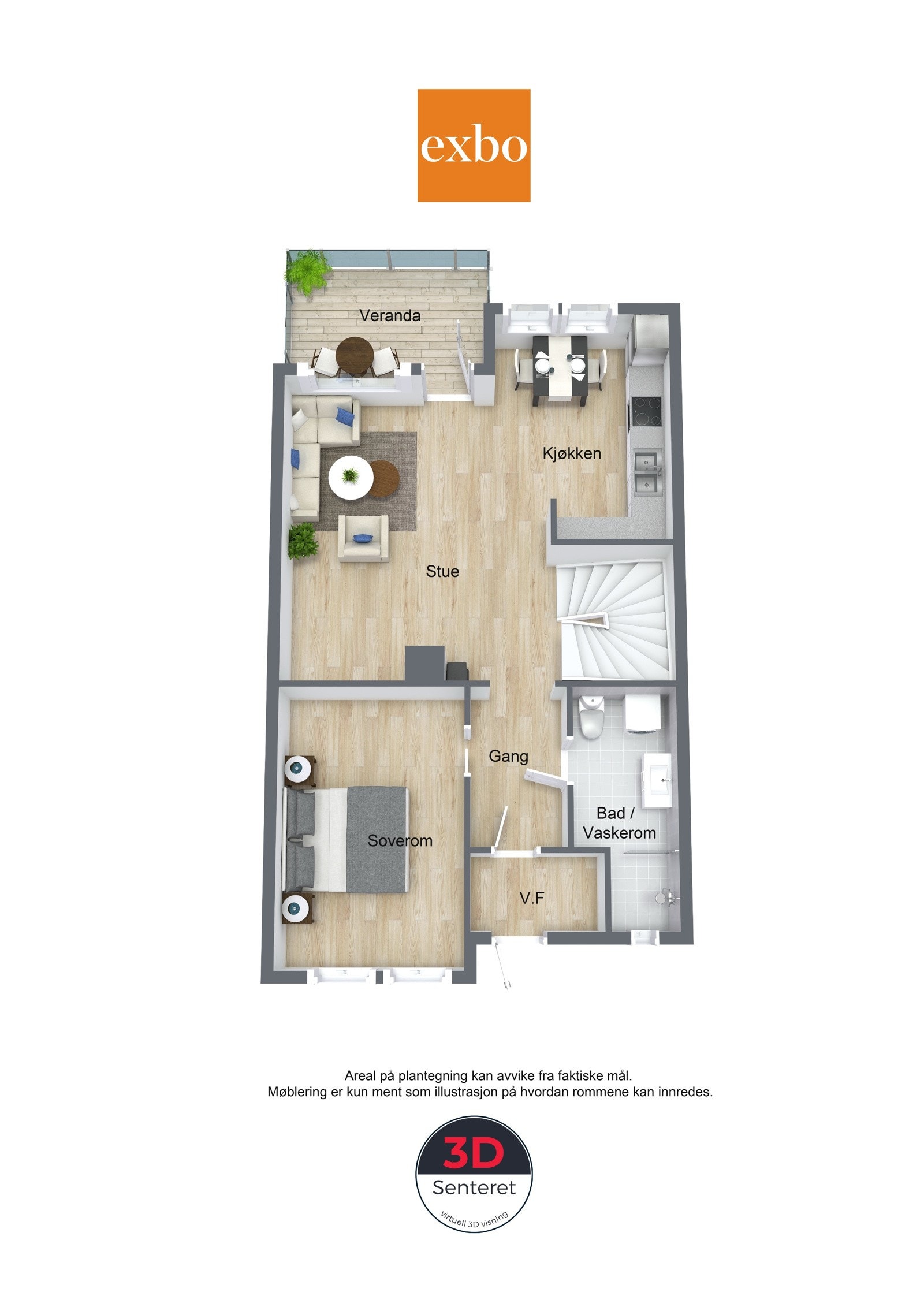 Plantegning 2 etasje Galleribilde