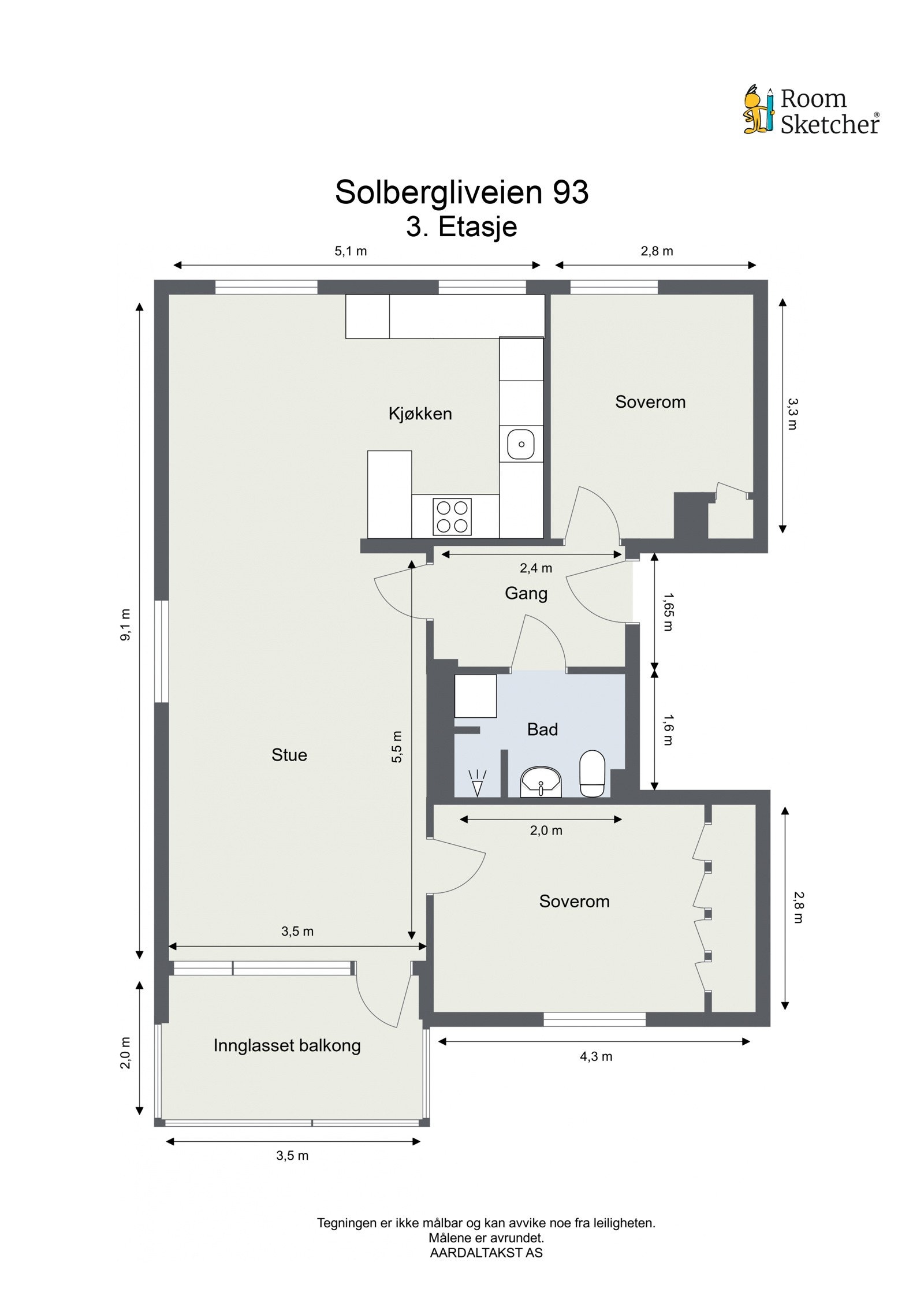 Planskisse. Galleribilde