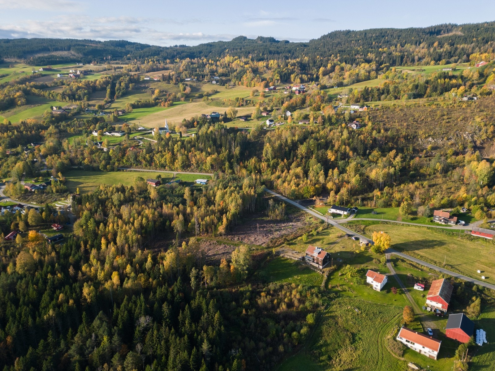 En åpen og solrik beliggenhet på vestsiden av Mjøsa. Galleribilde