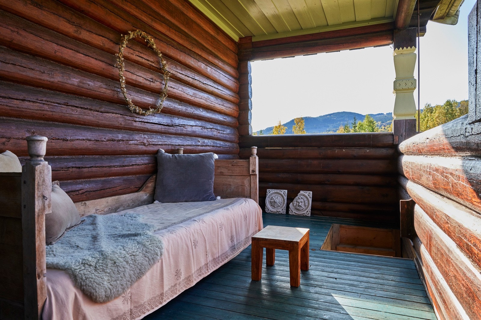 Terrasse hvor utsikten kan nytes. Galleribilde