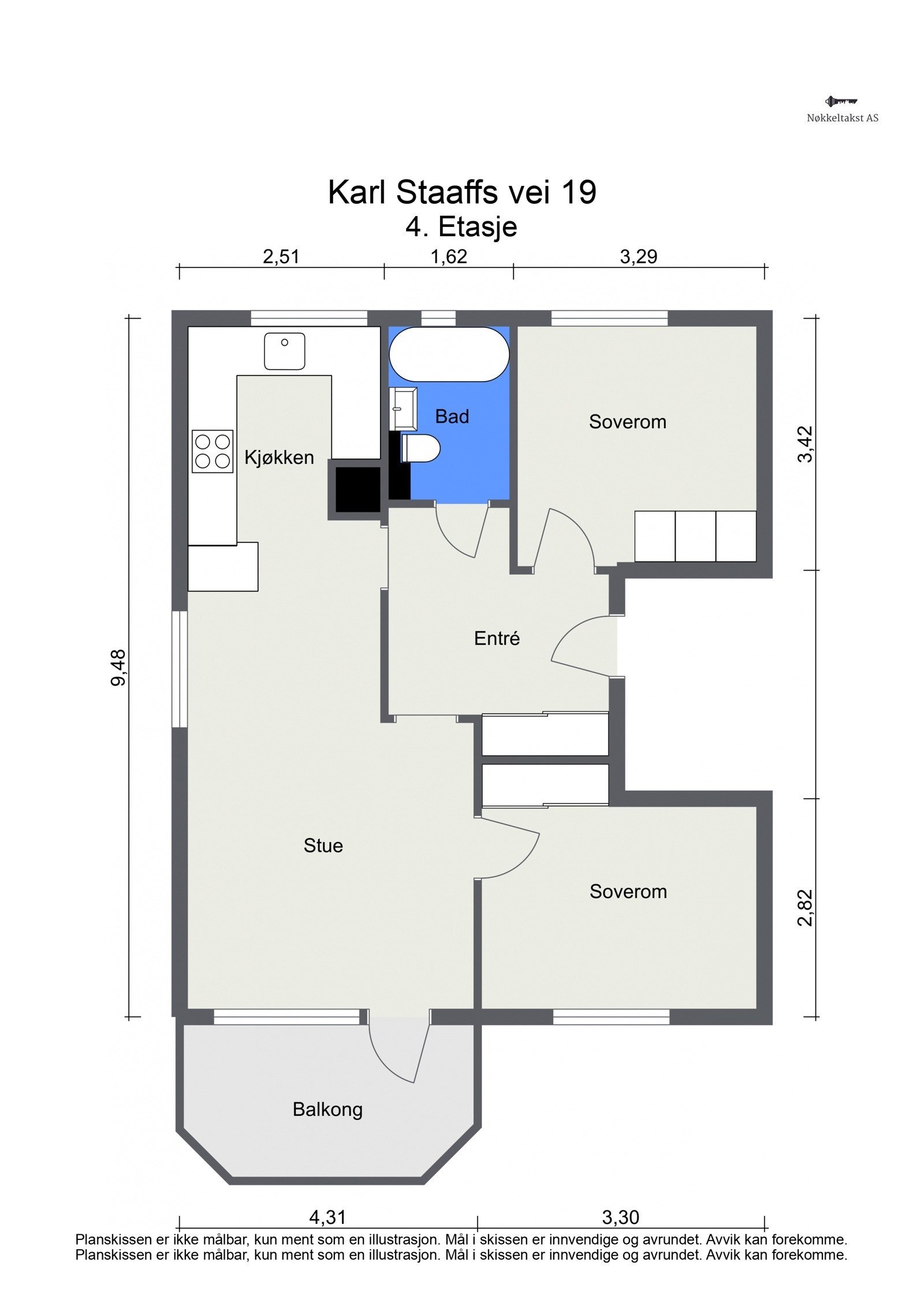 Plantegning Galleribilde