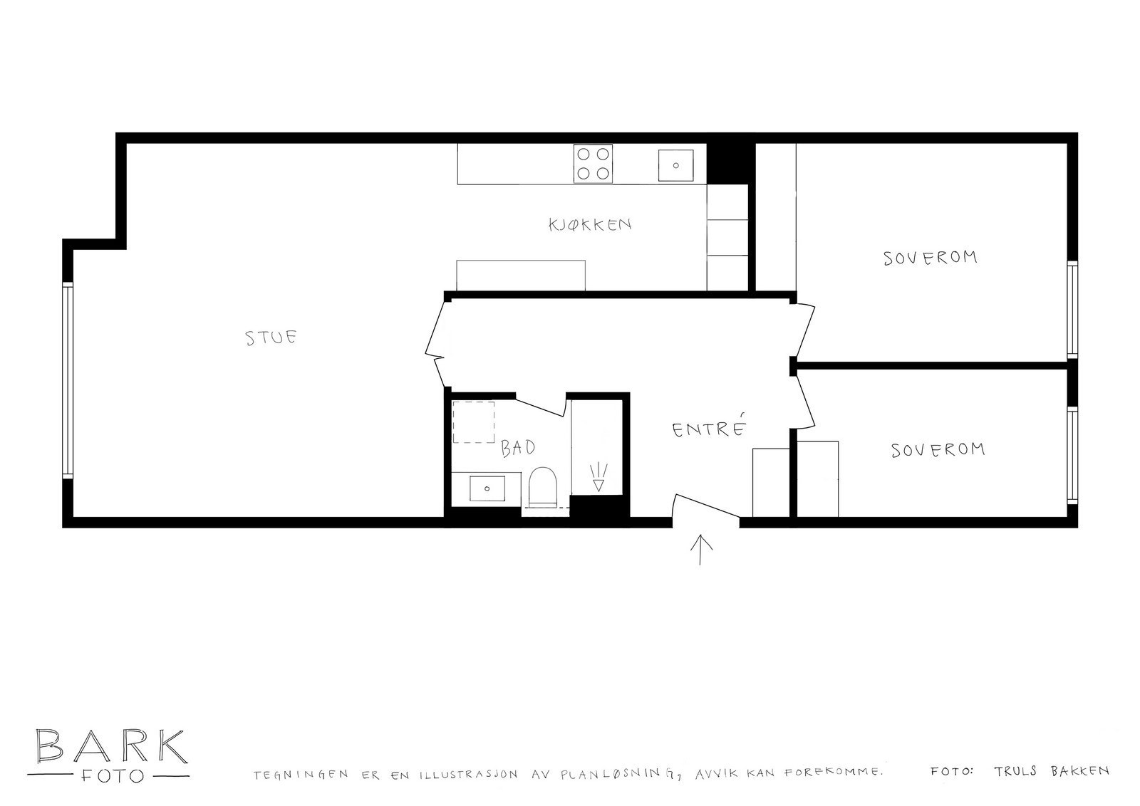 Planskisse Galleribilde