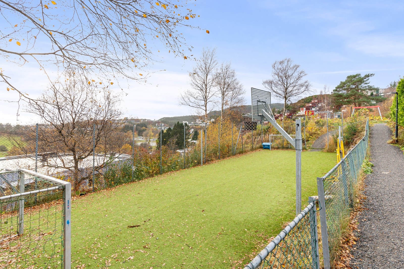 Ballbinge i området. Galleribilde